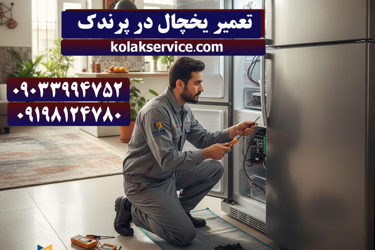 تکنسین یحچال در پرندک
