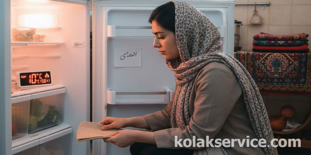 چجوری دمای یخچال رو پایین بیاریم؟