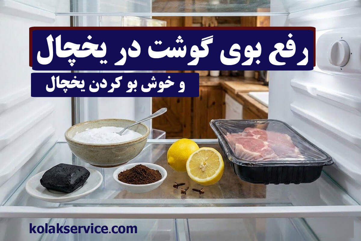 از بین بردن بوی بد یخچال