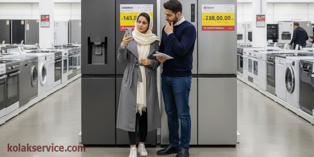 مقایسه قیمت یخچال کلور و دوو